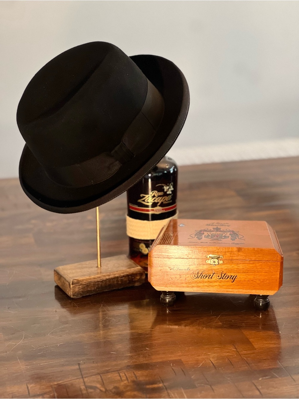 Vintage 1980s Dobbs Hats Dynasty TV Series Collection Black Homburg Hat
